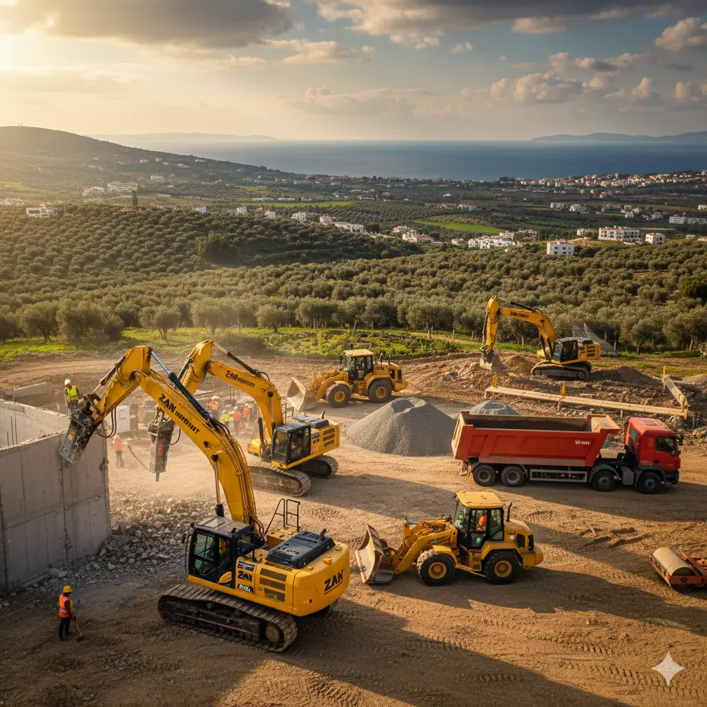 Doğru Makine, Doğru Proje: Ege'de Kiralık İş Makineleriyle Verimlilik Sırları